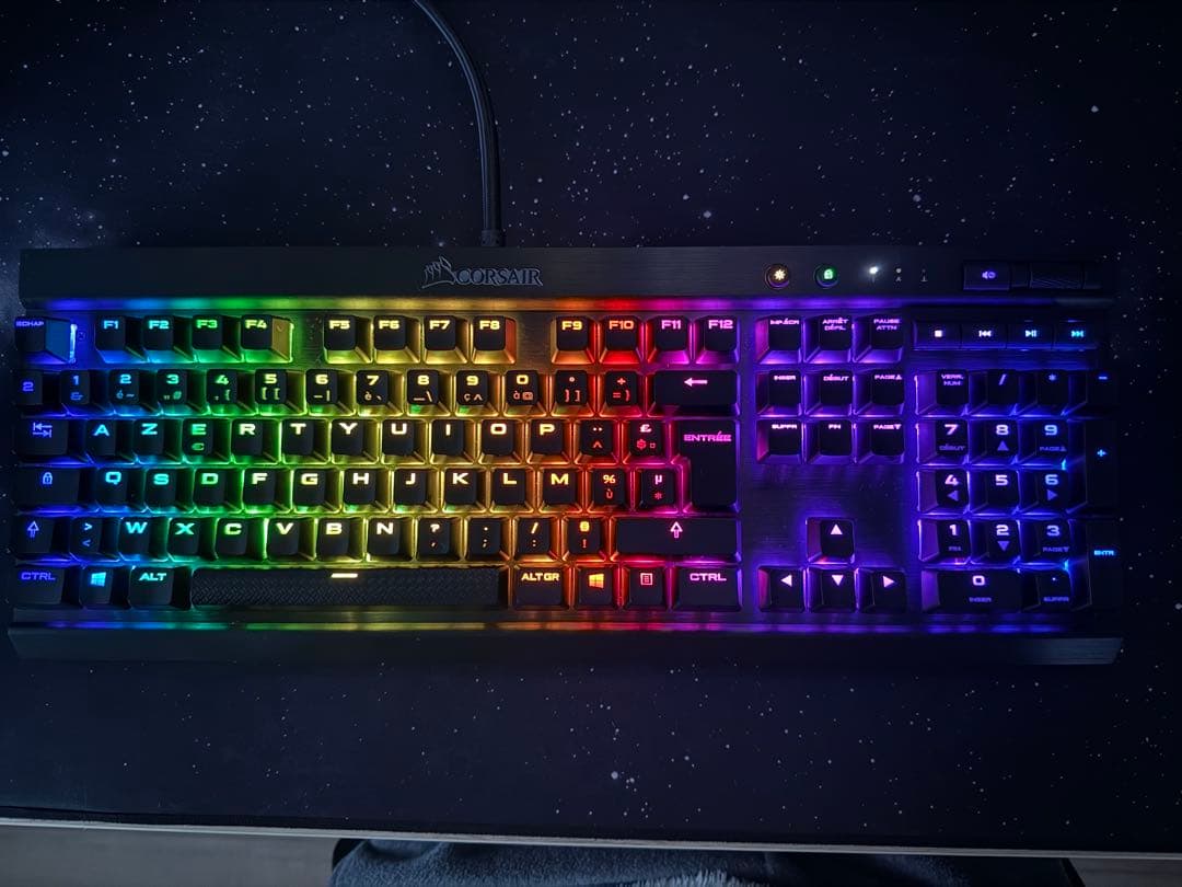 キーボード Corsair K70 RGB Rapidfire FR AZERTY