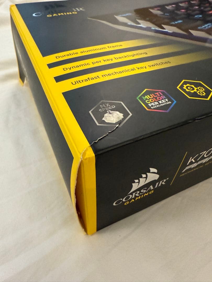 キーボード Corsair K70 RGB Rapidfire FR AZERTY