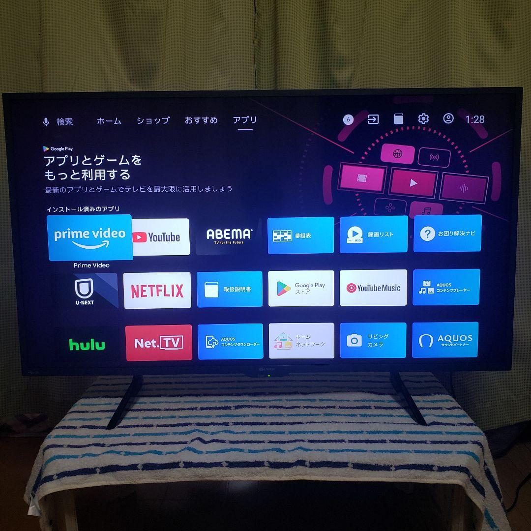 AQUOS SHARP4K液晶TV4T-C42DJ1/2023年製/未使用に近い