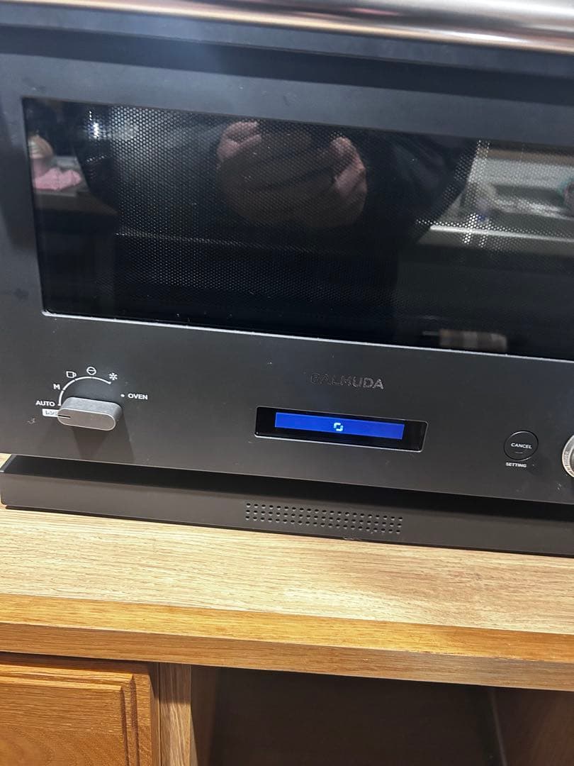 値下げ　BALMUDA オーブンレンジ　K04A-BK