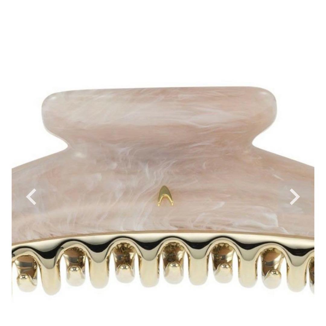 美品★ACCA アールドゥヴィーヴル クリップ Mサイズ　ピンクベージュ