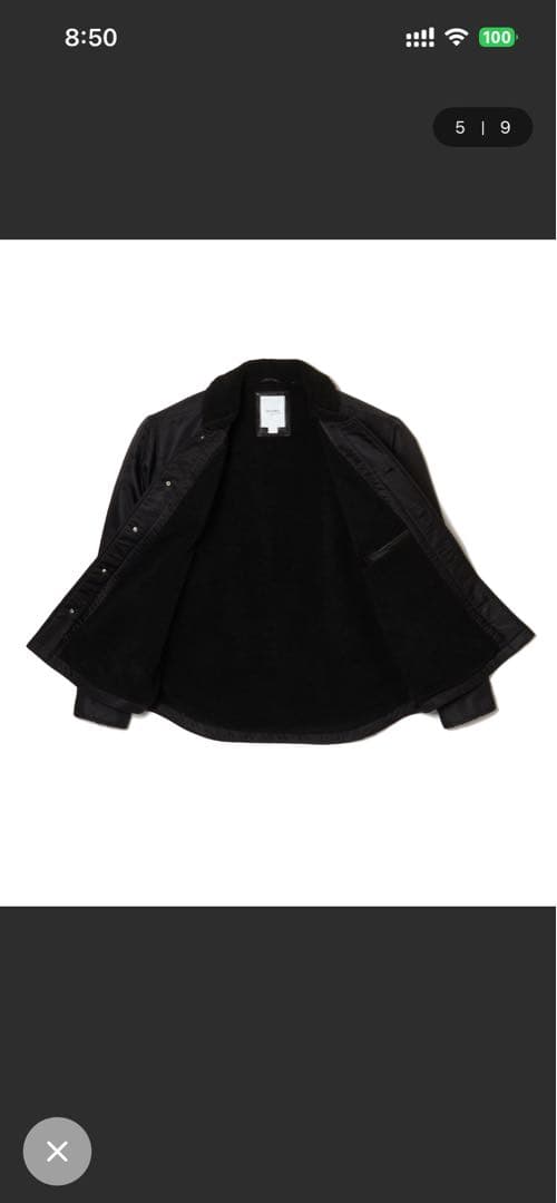 CRIMIE ボア襟付きジャケット早い者勝❗️