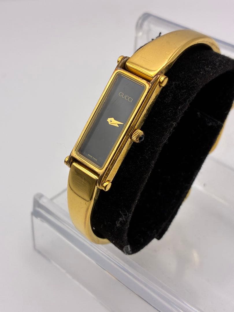 GUCCI グッチ 良品 1500L ゴールド 腕時計 レディース 稼働品