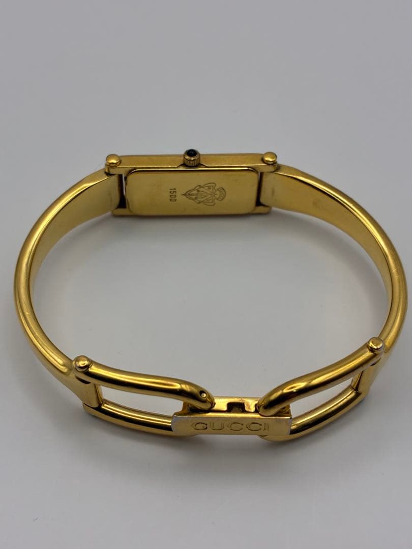 GUCCI グッチ 良品 1500L ゴールド 腕時計 レディース 稼働品