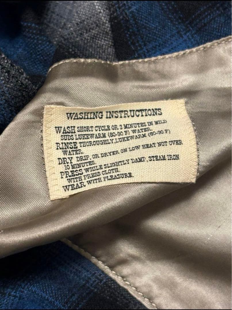 テンダーロイン ウールチェックシャツ tenderloin