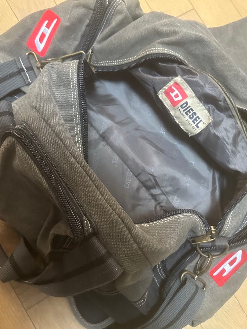 廃盤希少 DIESEL 00s Y2K archive斜め掛け ボストンバッグ