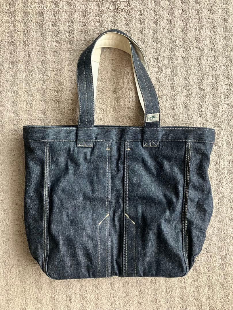 バッグ porter sanforized denim tote bag