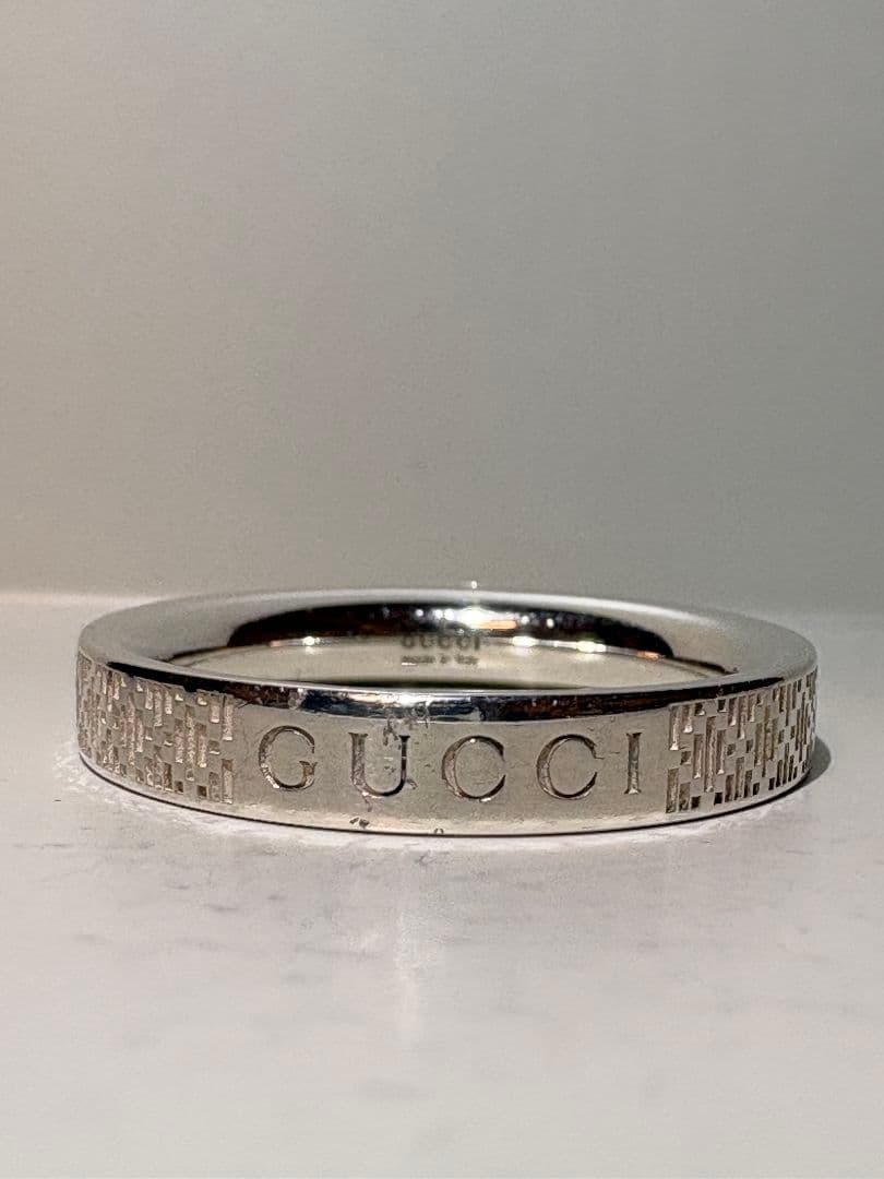 GUCCI リング ディアマンテ 刻印サイズ:21号【箱/ポーチ付】