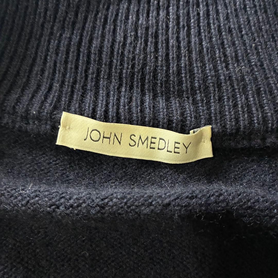 johnsmedly ドライバーズニット ウール M ダークネイビー