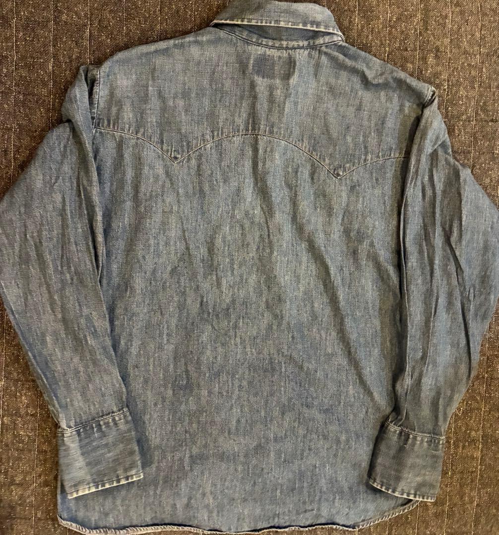 70s リーバイス Levi's ダンガリー デニムシャ USA製　XL