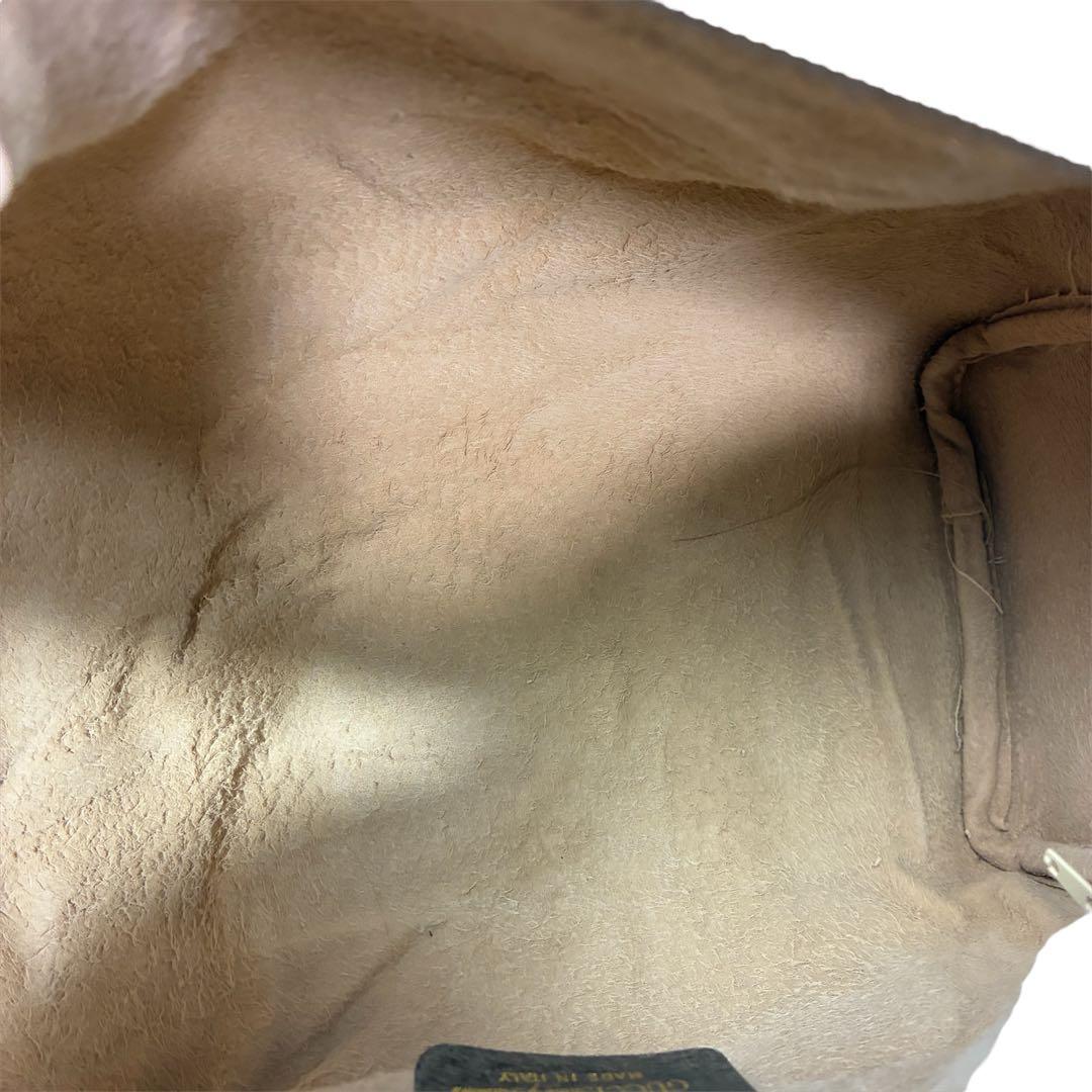 美品✨GUCCI オールドグッチミニボストン シマ シェリーライン