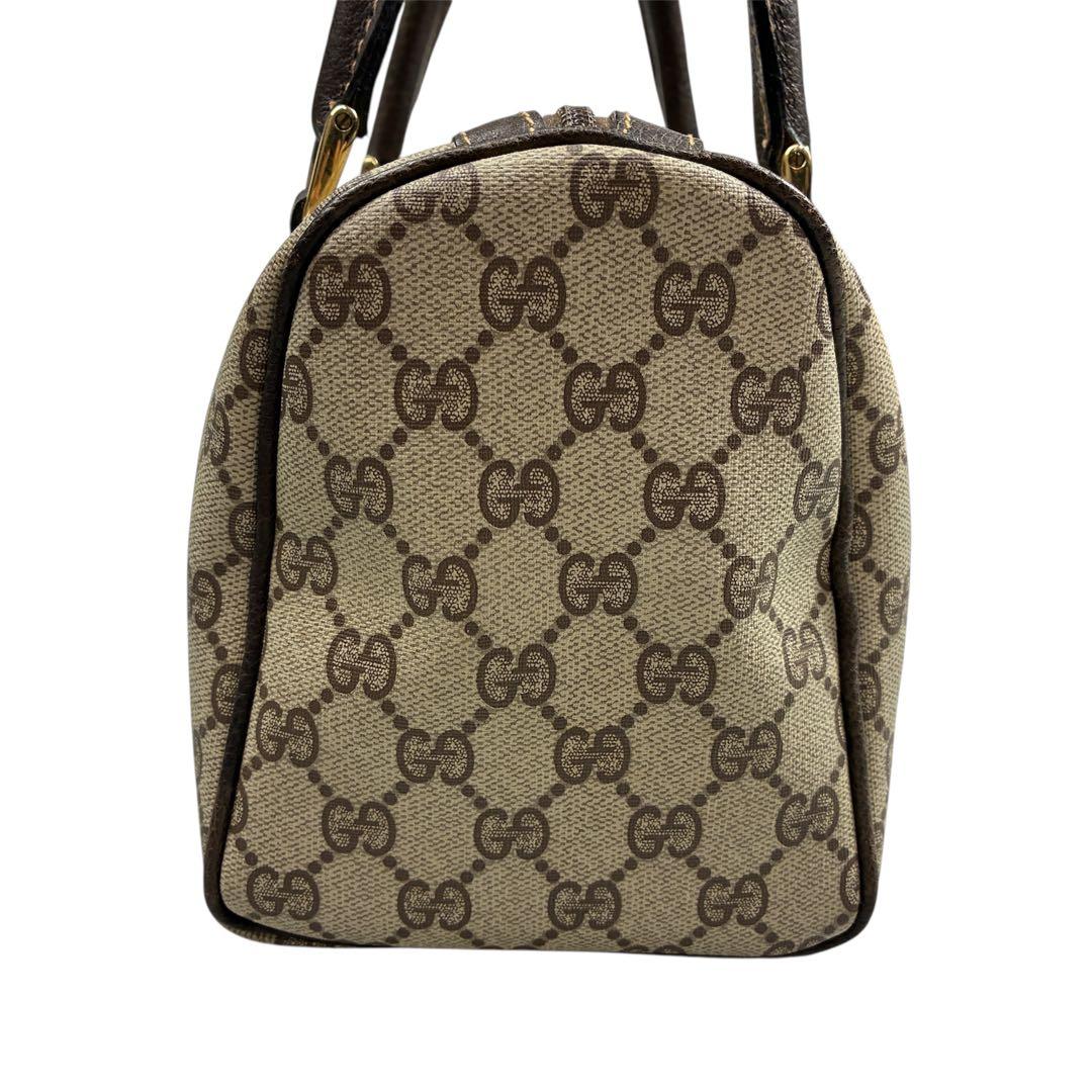 美品✨GUCCI オールドグッチミニボストン シマ シェリーライン