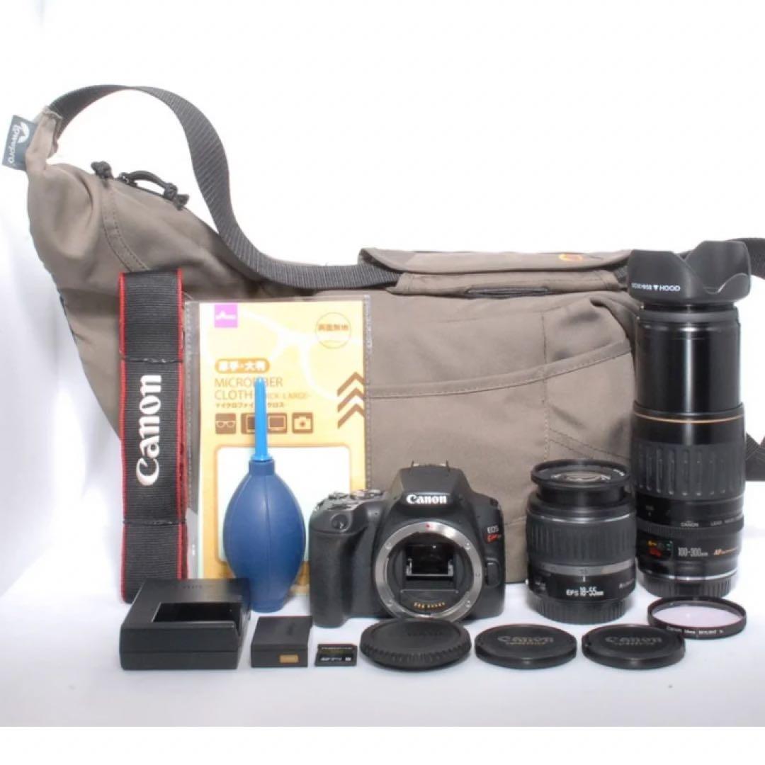 4K動画も⭐️美品フルセット⭐️Canon EOS KissX10⭐️ダブルレンズ