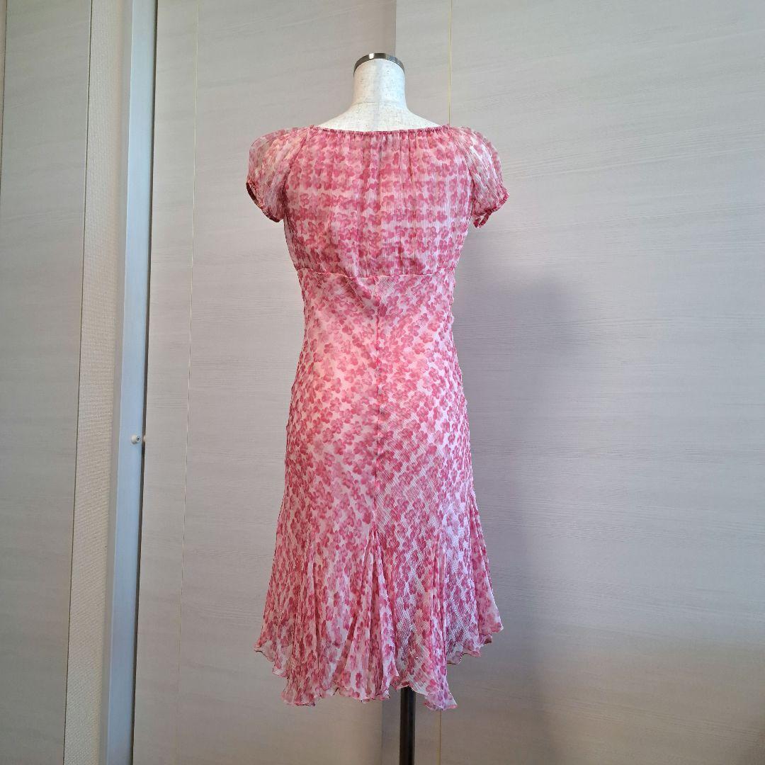 ブルーガール　シルクワンピース