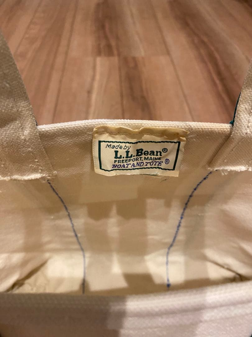 W*X様 80s エルエルビーン　トートバッグ　2色タグ グリーン　M