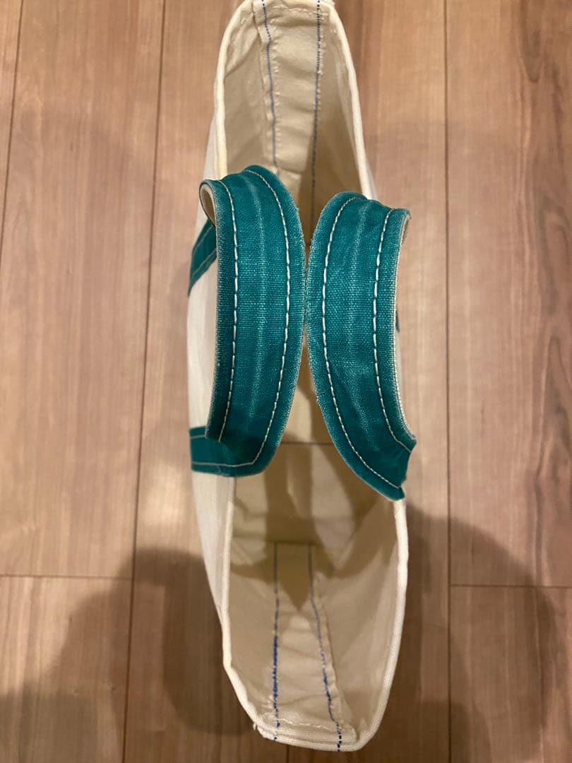 W*X様 80s エルエルビーン　トートバッグ　2色タグ グリーン　M