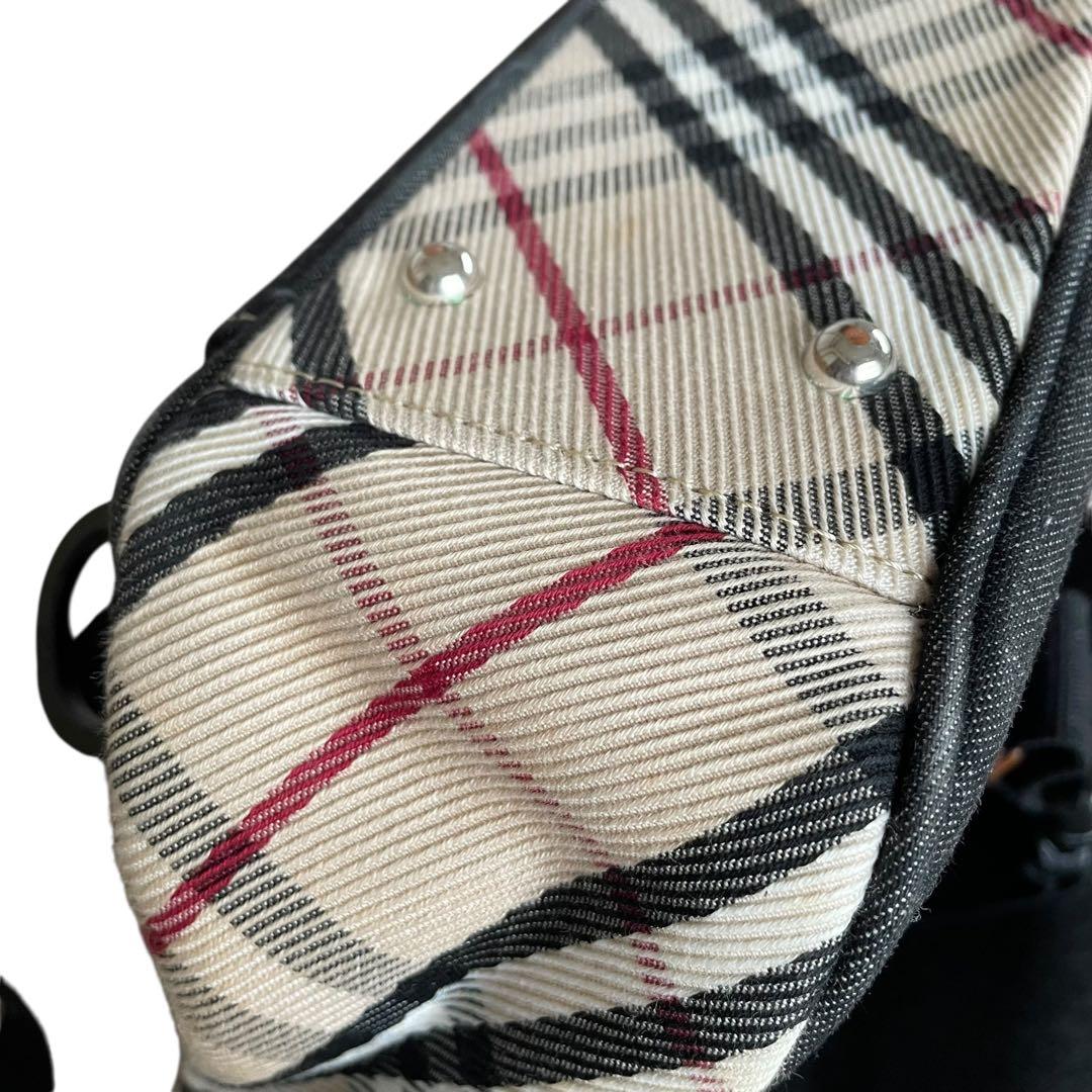 美品 BURBERRY メッセンジャーバッグ ショルダーバッグ ノバチェック