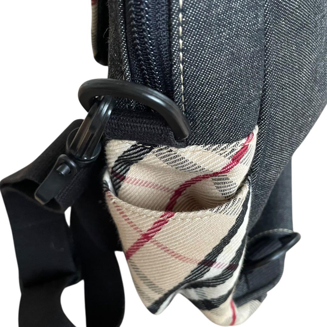 美品 BURBERRY メッセンジャーバッグ ショルダーバッグ ノバチェック