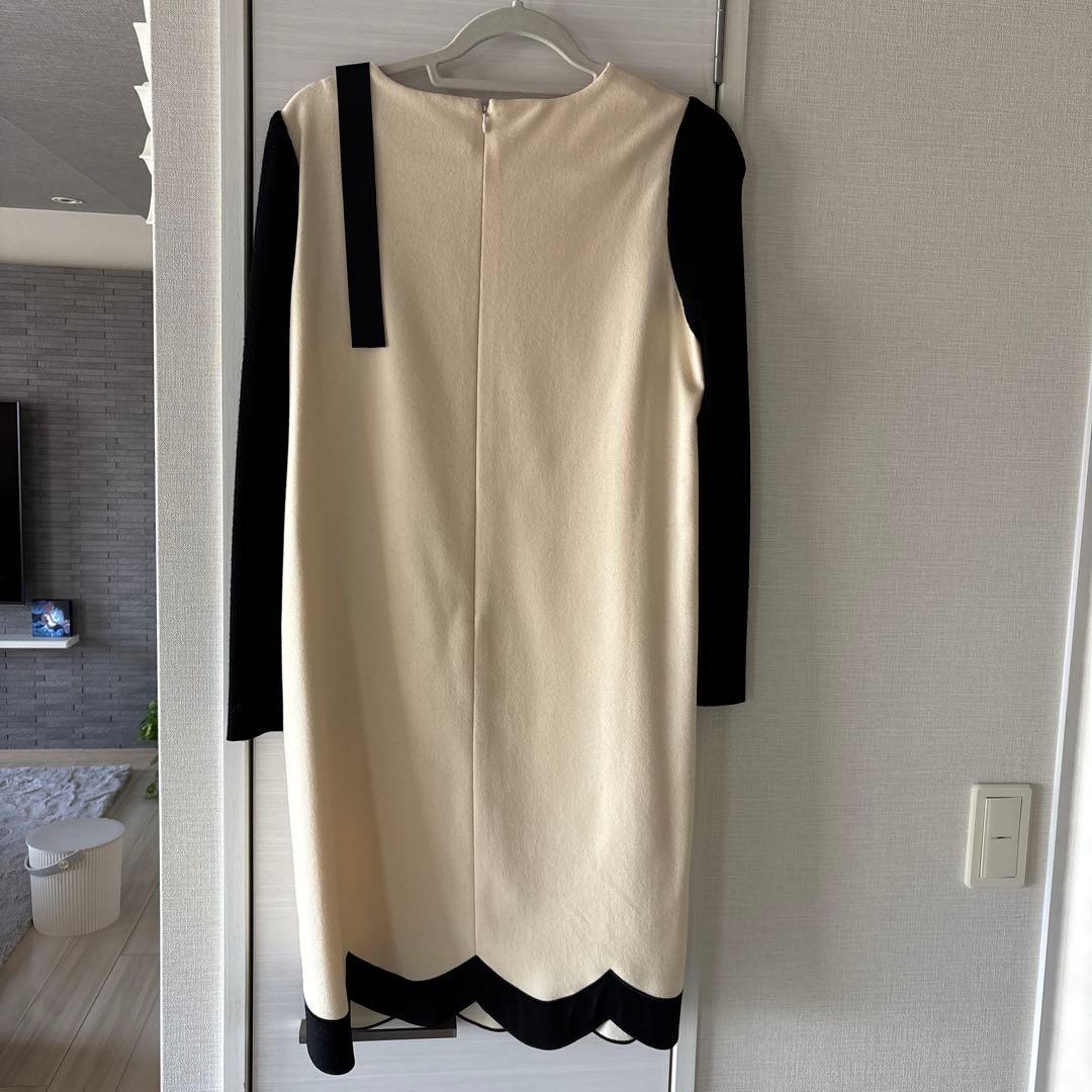 M's GRACY ホワイトブラックワンピース