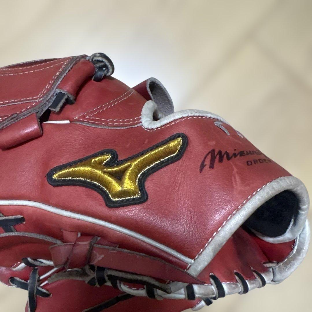 ウ*チ様 Mizuno 軟式グローブ 赤　MIZUNOPRO 限定　order