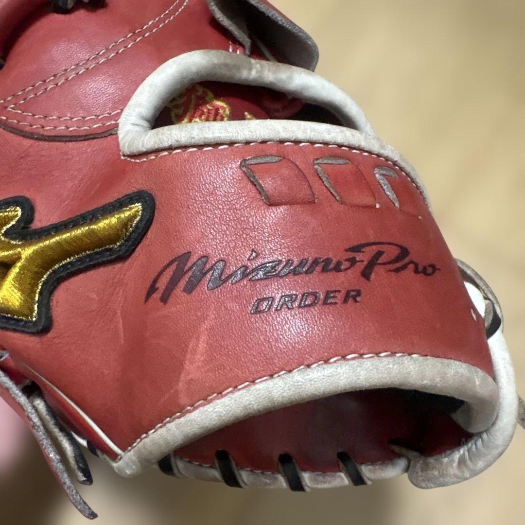 ウ*チ様 Mizuno 軟式グローブ 赤　MIZUNOPRO 限定　order