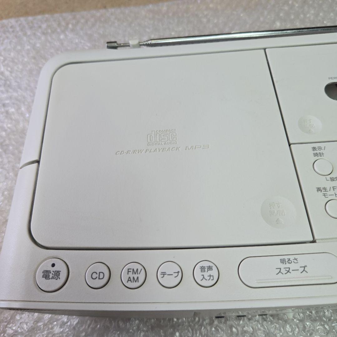 動作確認済み　SONY CDラジオカセットレコーダー CFD-S401(W)