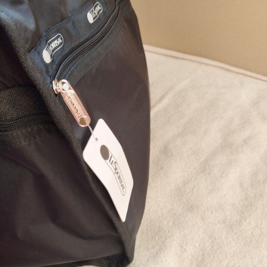 新品未使用　ブラック　レスポートサック　ボストンバッグ　ポーチ付き