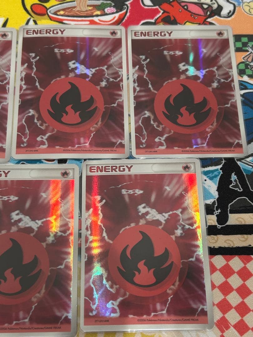 ポケモンカード　炎エネルギー　ホロンエネルギー　5枚セット
