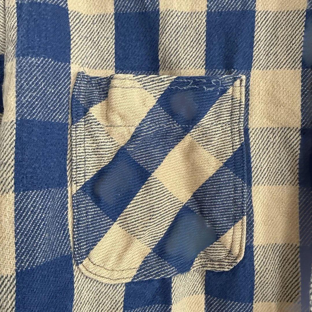 Big Mac 80s ヘビーネルシャツ USA製 Lサイズ