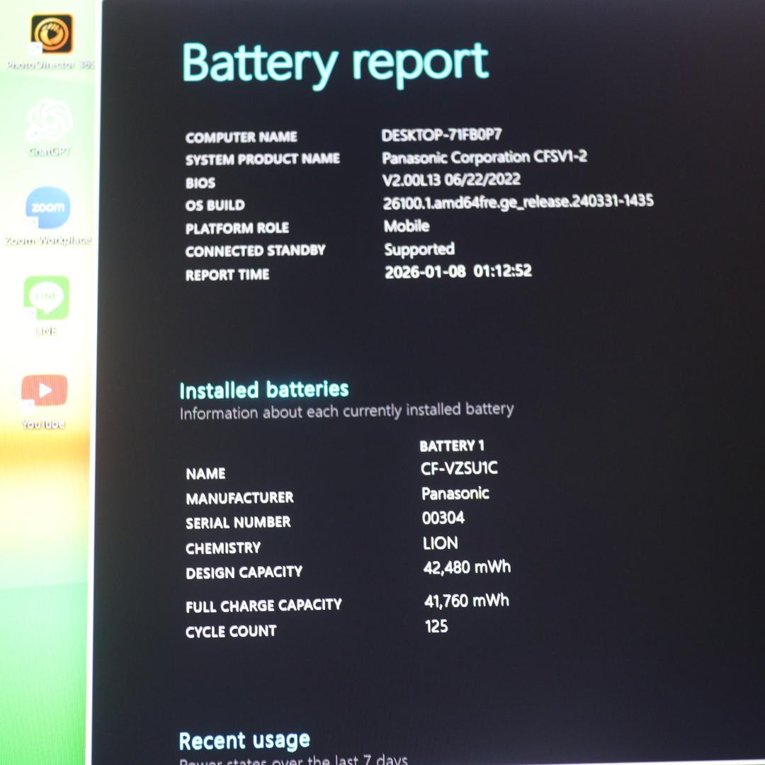 レッツノート cf-sv1 RAM16GB SSD256GB office