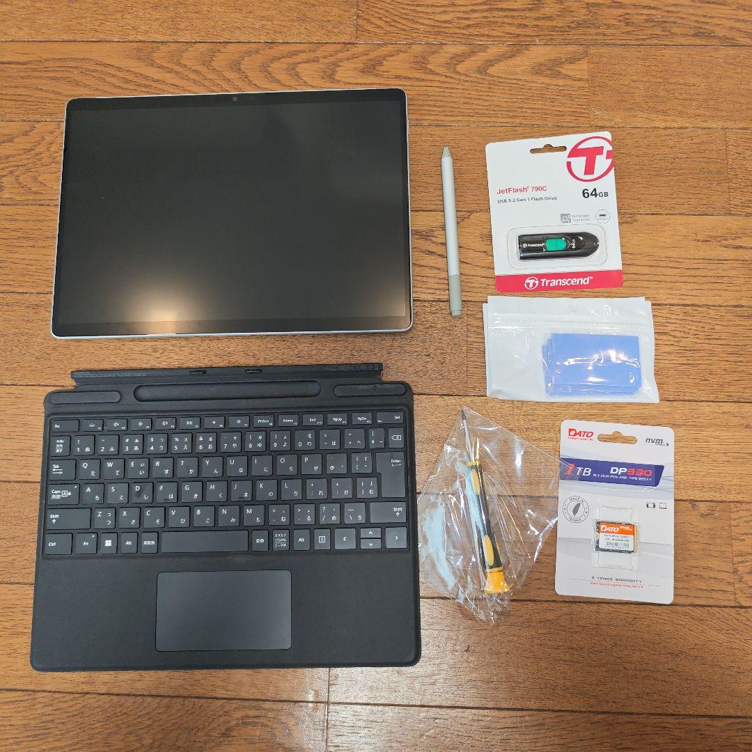 注目！サーフェスプロ8 8G/128G Office2021　ssd1tbキット