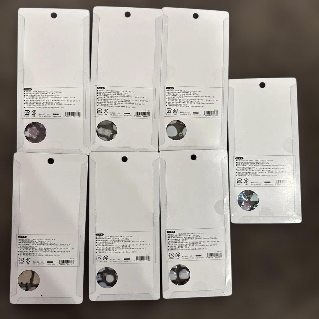 ボンボンドロップシール 和柄 7枚セット