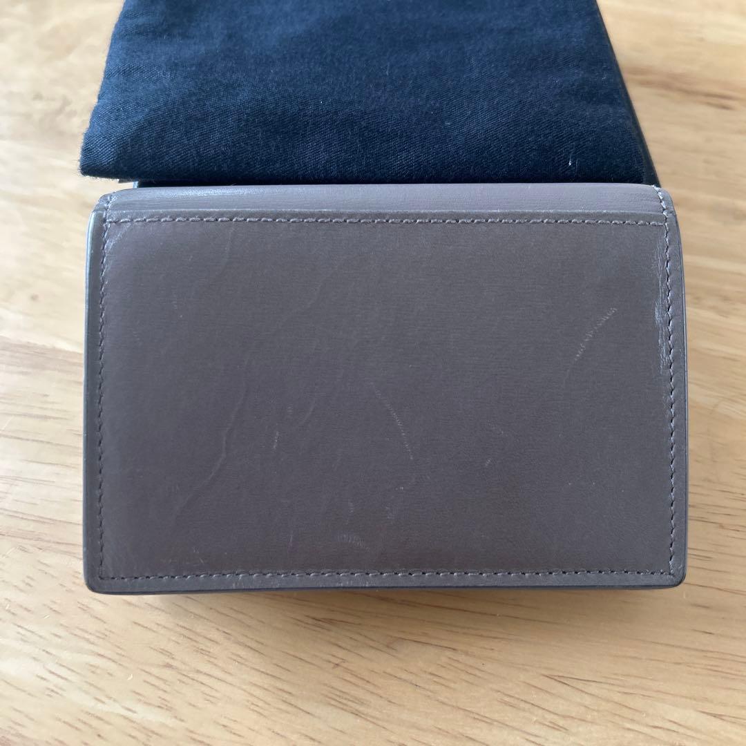 SAINT LAURENT グレー 名刺入れ