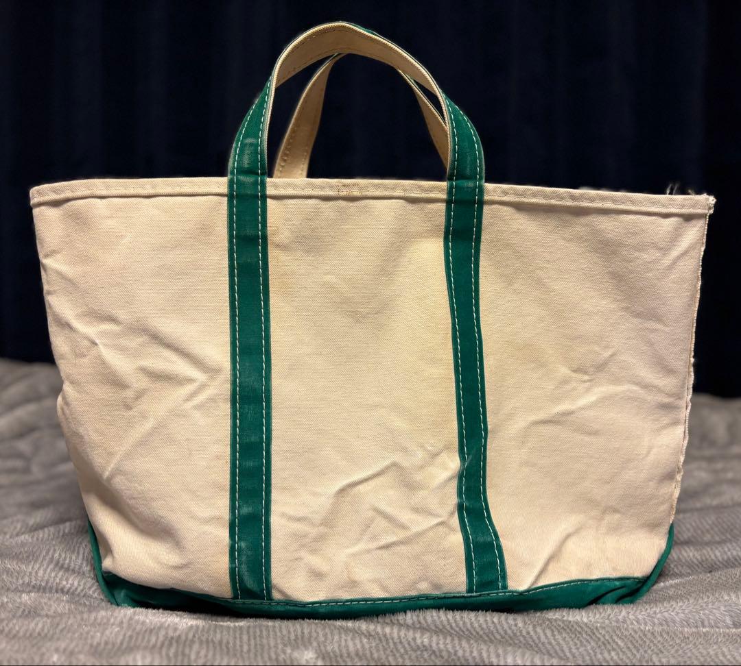 80s L.L.BEAN エルエルビーン ボートアンドトート USA製 緑 単色
