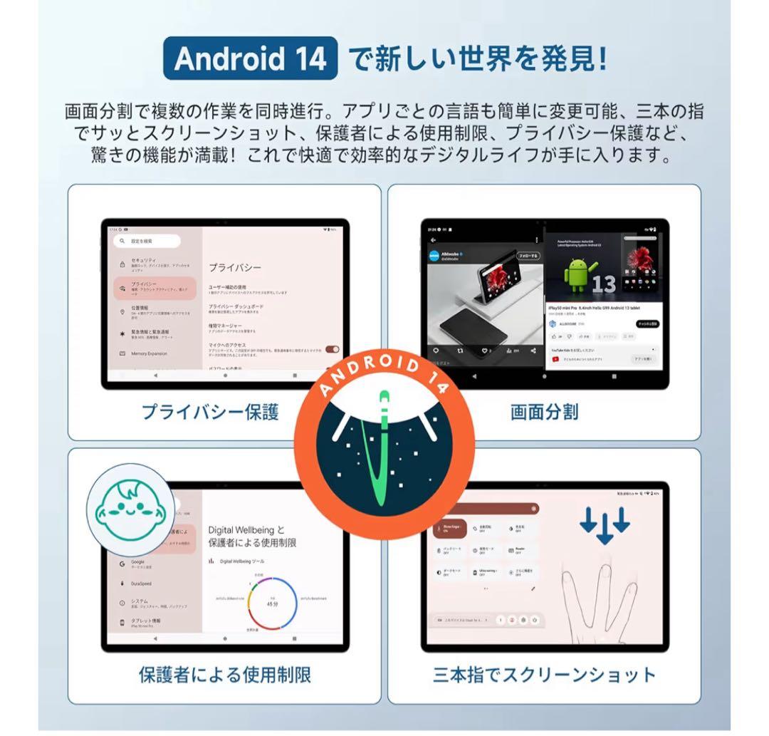 ALLDOCUBE iPlay60 Lite 11インチタブレット フリーSIM