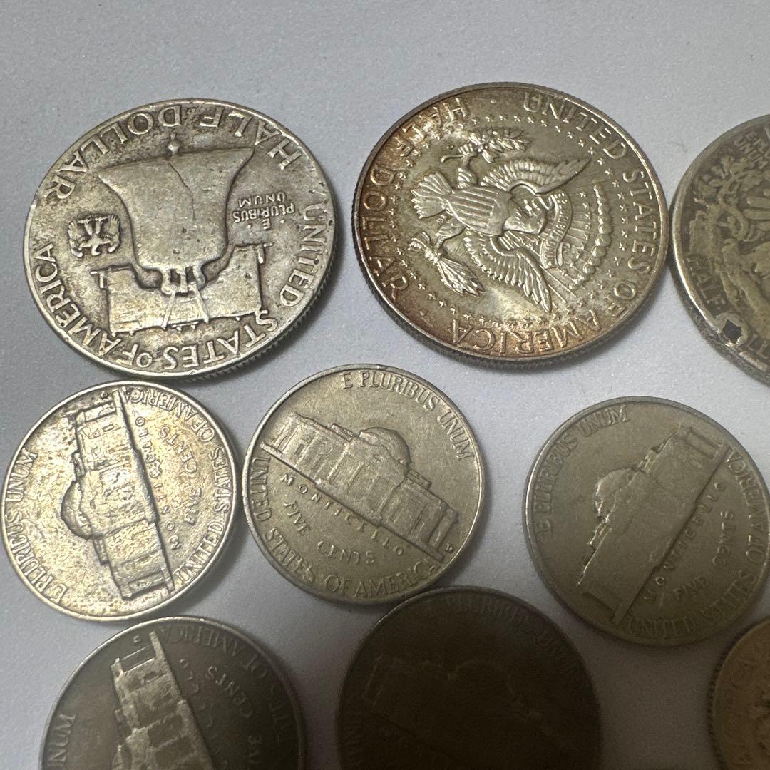 アメリカ　硬貨　旧硬貨