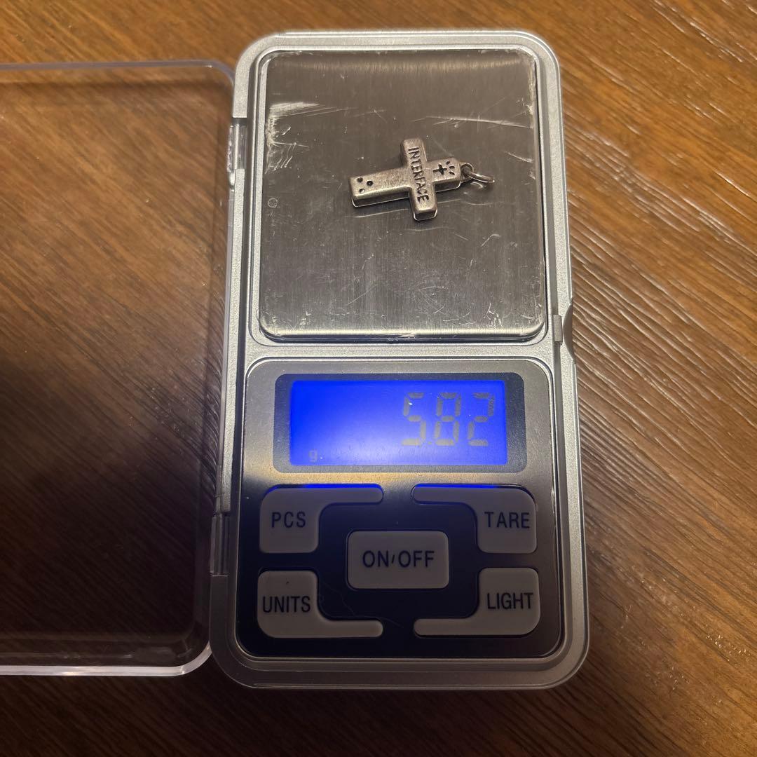 Interface silver 925 クロスネックレス レア