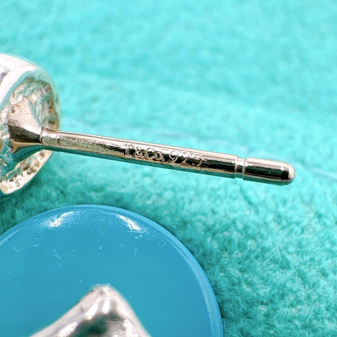 極美品 オールドティファニー バンブー スモール ピアス シルバー925