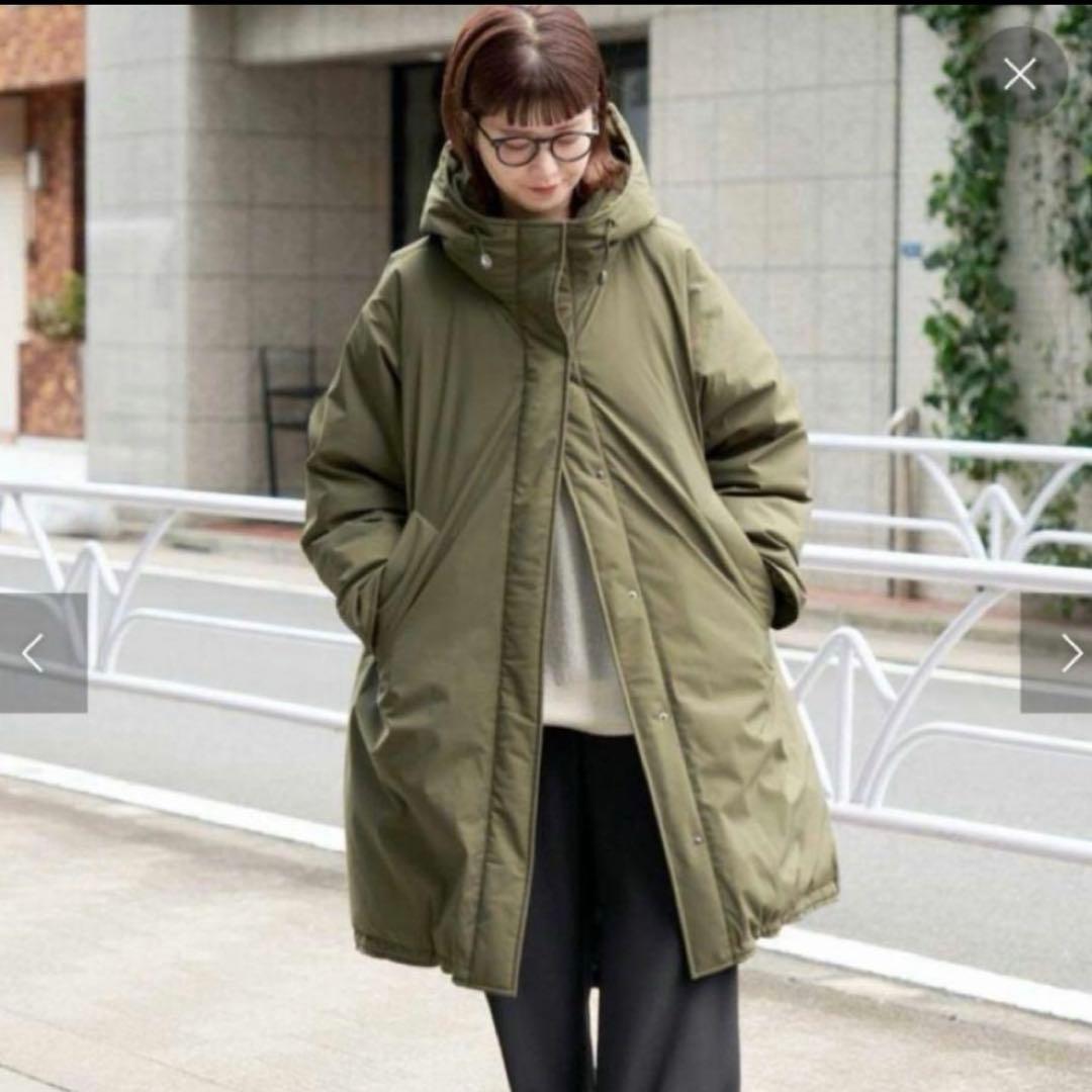未使用級✨spick and span 撥水フーデッドダウンコート 36 カーキ