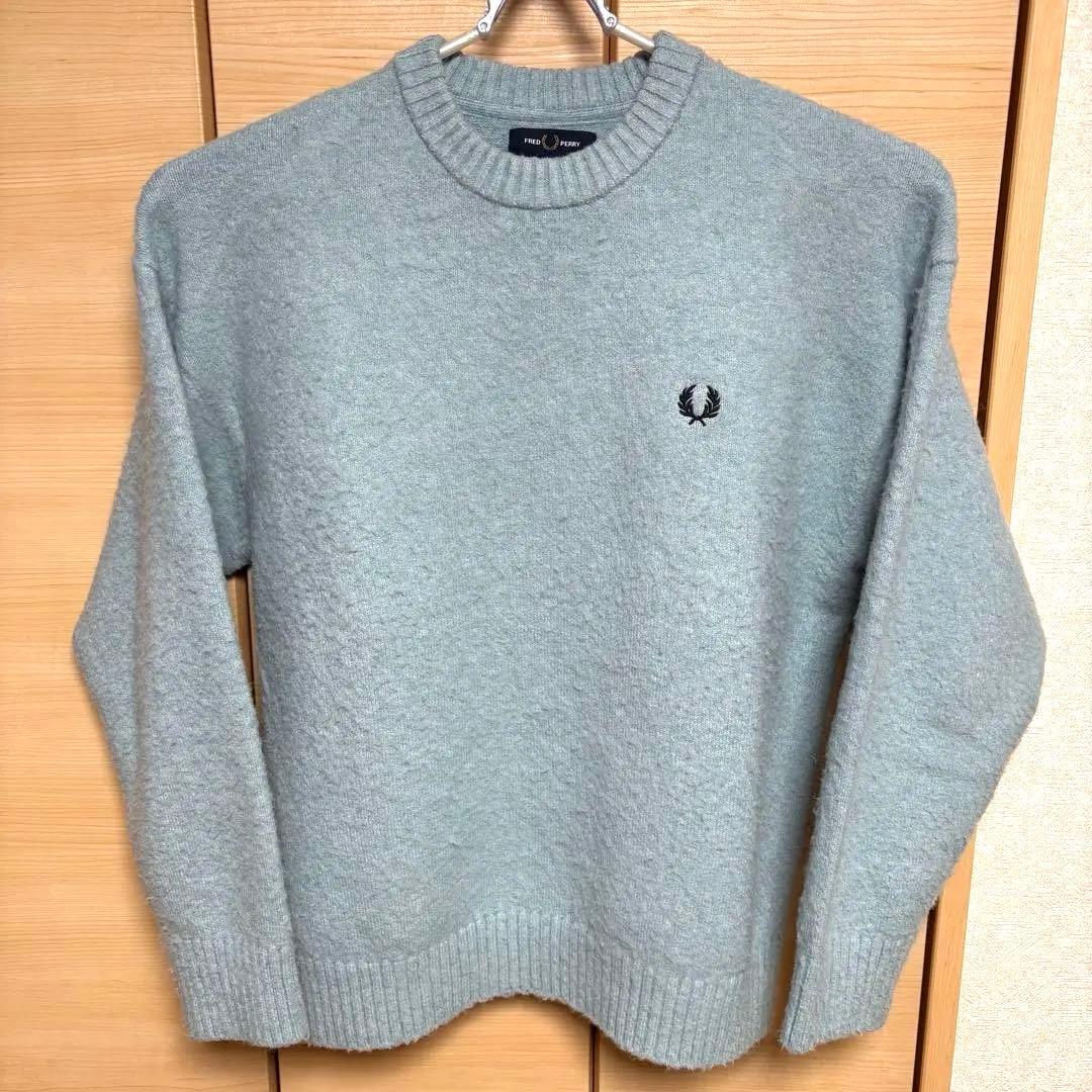 BEAMS FRED PERRY / フラッフィー クルーネックニット