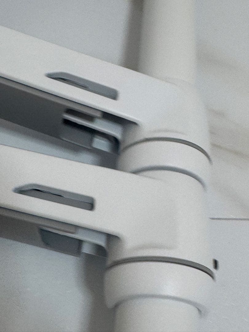 デュアルモニターアーム クランプ式 ホワイト