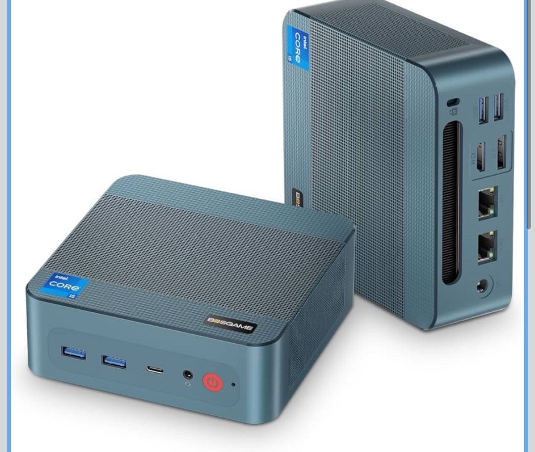 510690インテル ミニPC i5 12600H BOSGAME P2Lite