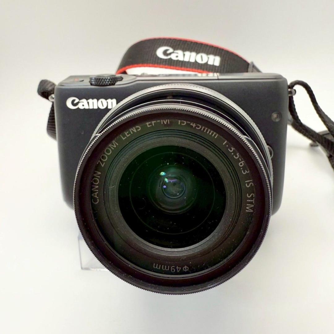 【箱付：美品】Canon EOS M10 ズームキット ブラック 819-14