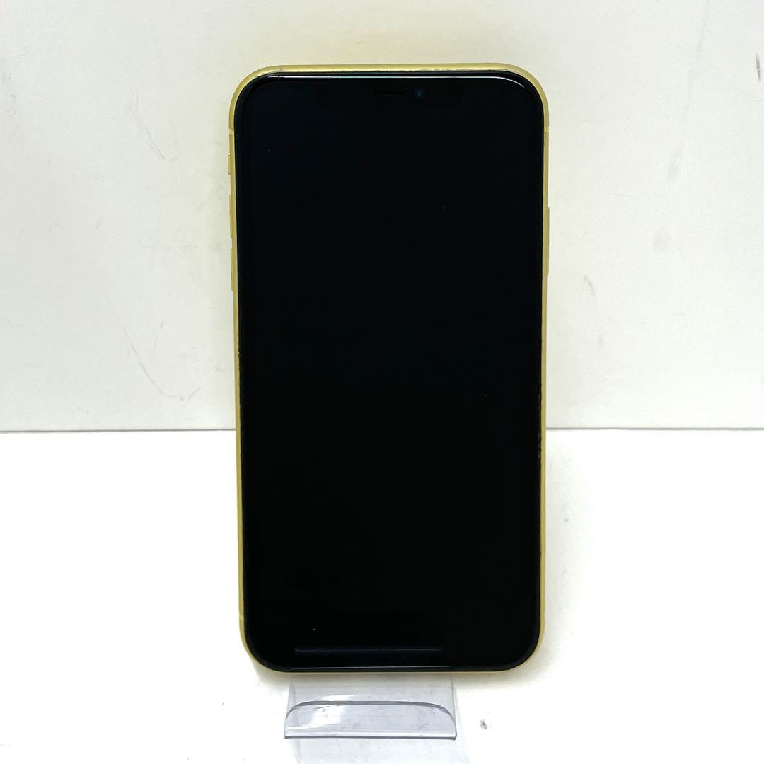 Apple iPhone11 128GB イエロー au 背面割れジャンク品