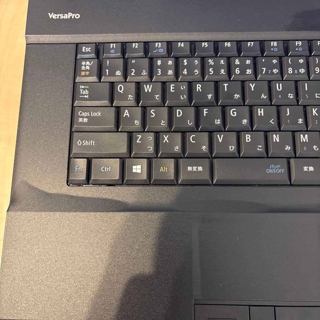 【ジャンク品】NECノートPC ブラック ジャンク　ACアダプター付き