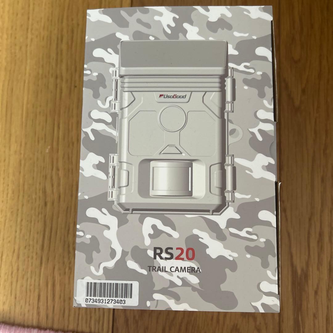 ソーラー対応 & 4Kモデル トレイルカメラ ￼RS20 新品未使用品