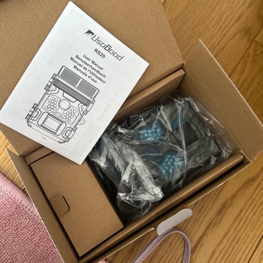 ソーラー対応 & 4Kモデル トレイルカメラ ￼RS20 新品未使用品