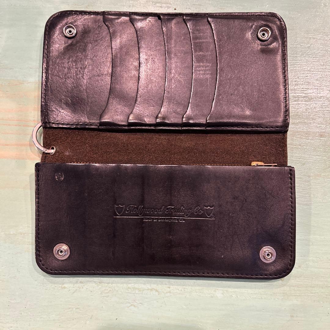Hollywood Trading Co. 黒 レザー長財布