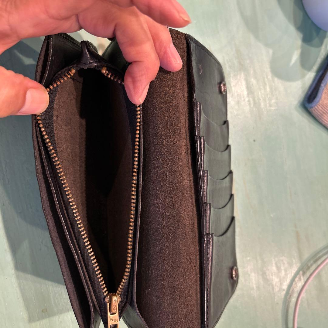 Hollywood Trading Co. 黒 レザー長財布