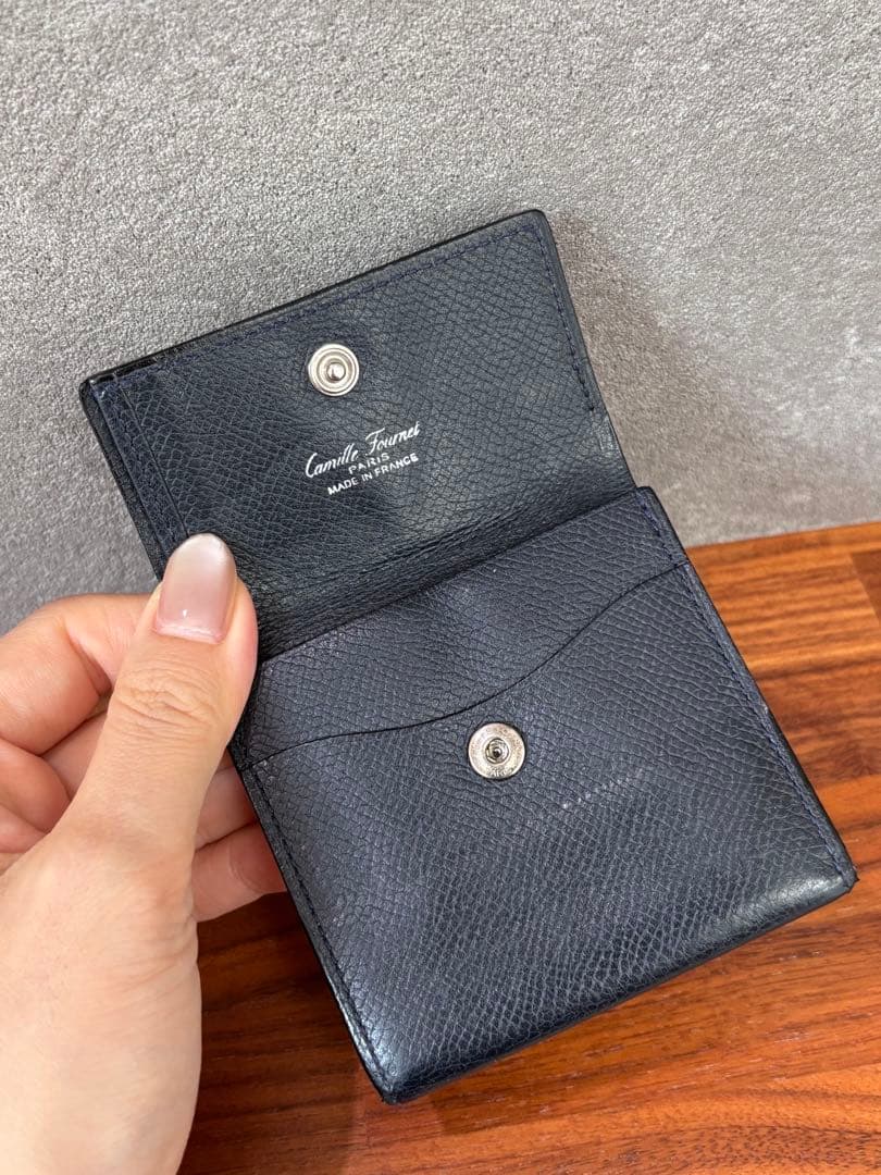Camille Fournet カミーユフォルネ ケース ブラック レザー